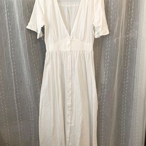 Popandmod- Beige/Off-White, Korbela Maxi Dress